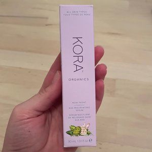 NIB Kora Organics Noni Night AHA Resurfacing Serum 1.01 fl oz